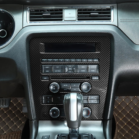 For 2009-2013 Ford Mustang Interior Central Control CD Navigation Panel Trim Cover