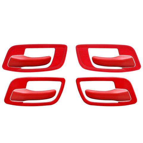 For 2011+ Dodge Charger/Chrysler 300C Interior Door Handle Ring Bowl Frame Decor Cover Trim Bezels