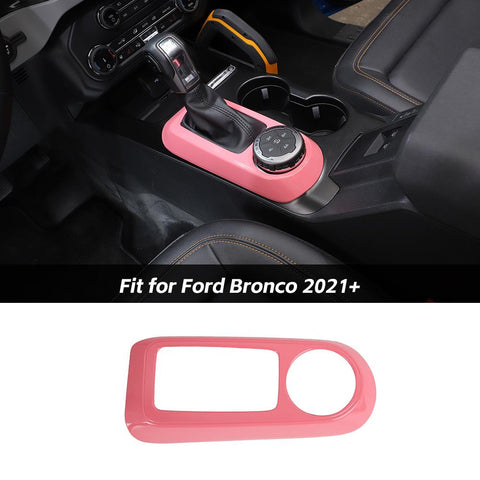 Center Console Gear Shifter Panel Cover Trim For Ford Bronco 2021+ Accessories | CheroCar