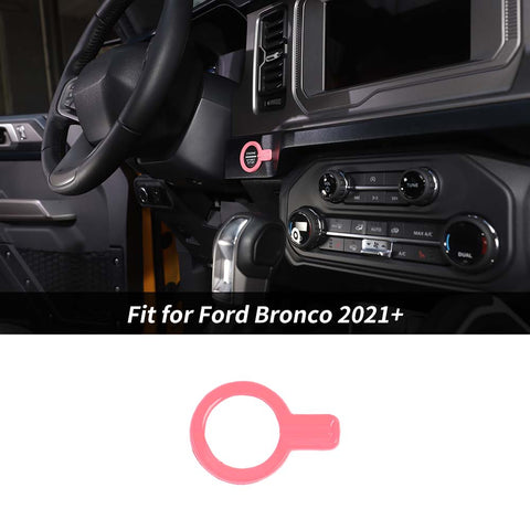 ABS Engine Start Stop Push Button Cover Trim Decor For Ford Bronco 2021+ Accessories | CheroCar