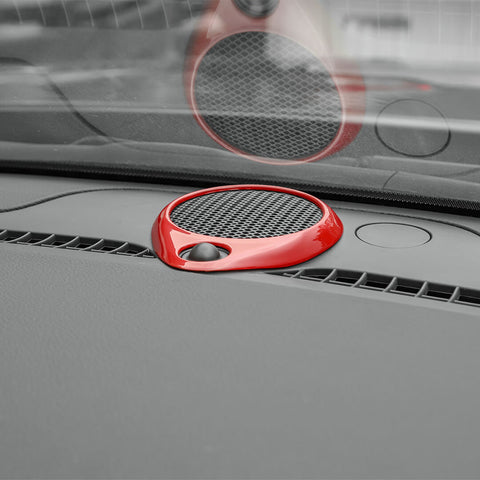 For 2011-2020 Dodge Durango Center Console Speaker Horn Cover Trim Ring