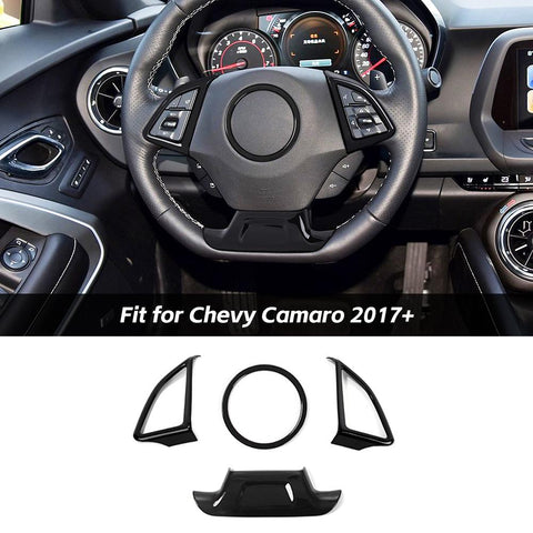 Steering Wheel Cover Decor Kit For Chevrolet Camaro 2017+｜CheroCar