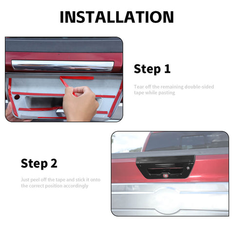 For 2015-2020 FordF150 Rear Tailgate Door Handle Bowl Cover Trim Decor Suitable For Cameras