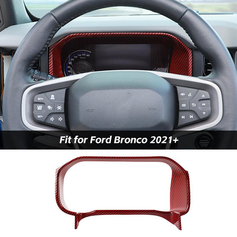 Dashboard Instrument Box Trim Cover For Ford Bronco 2021+ Accessories | CheroCar