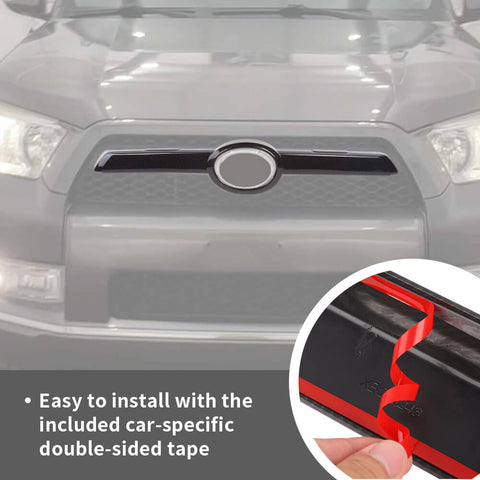 For 2010-2013 4Runner Front Grille Cover Trim Molding Strip Emblem Frame Decor