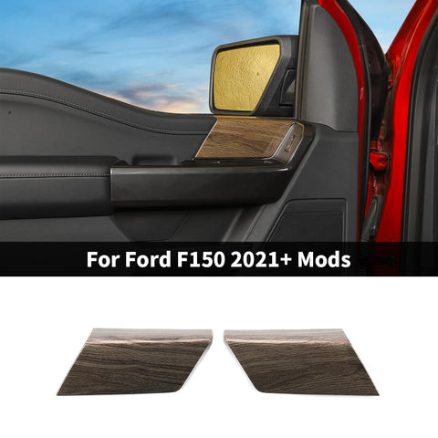 For 2021+ Ford F150 Interior Front Door Panel Handles Cover Trim (2 pcs)