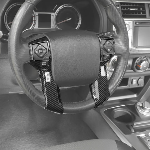 For 2010-2023 Toyota 4Runner Steering Wheel Cover Decoration Trim High Version