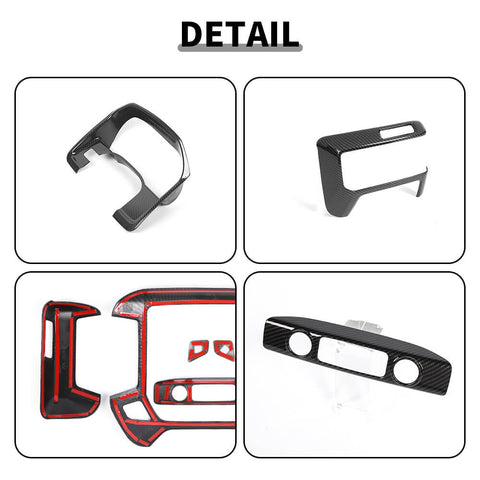 For 2014-2017 Chevy Silverado/GMC Sierra Console Dash Display Meter Cover Trim Kit