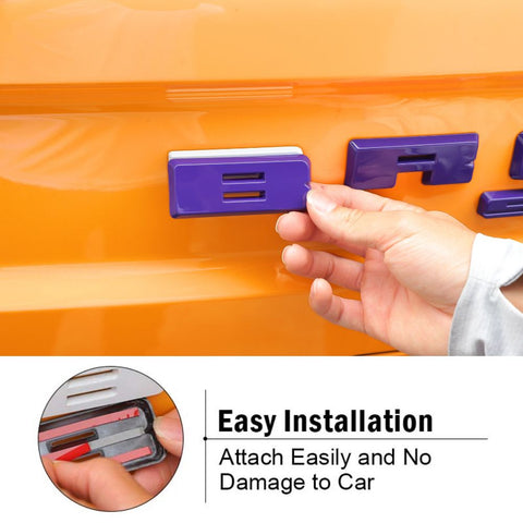 For 2021+ Ford Bronco Sport Rear Grille Logo Letters Decals Stickers Cover