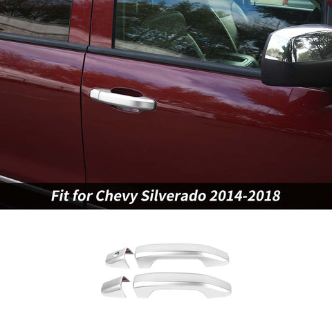 Car Exterior Door Handle Cover Trim Shell For Chevy Silverado/GMC Sierra 2014-2018 2-Door Accessories | CheroCar