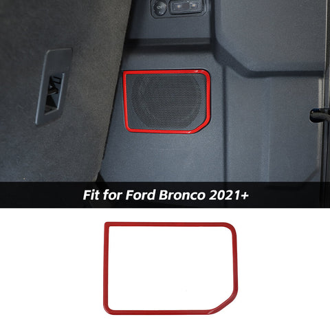 Rear Cargo Trunk Speaker Horn Trim Cover Decor For Ford Bronco 2021+ Accessories | CheroCar