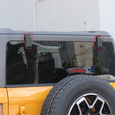 For 2021+ Ford Bronco Replacement Tailgate Liftgate Window Glass Hinge Trim Cover