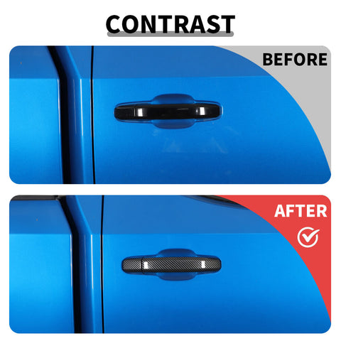 For 2023+ Chevy Colorado/MC-CANYON/2019+ Silverado/GMC-SIERRA Car Door Handles Cover Trim Shell