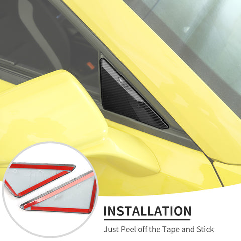 For 2016+ Chevy Camaro Exterior Front Triangle A Pillar Panel Trim