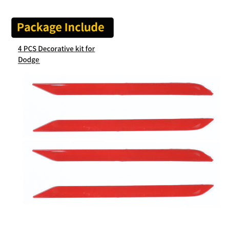 For 2018+ Dodge RAM Interior Car Door Decoration Strips Trim Cover