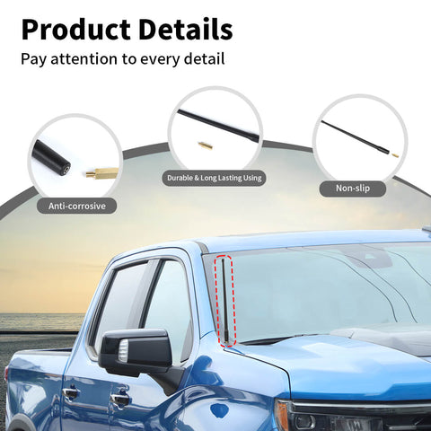 For Chevy Silverado/GMC/SIERRA Front Side Modified Antenna Accessories