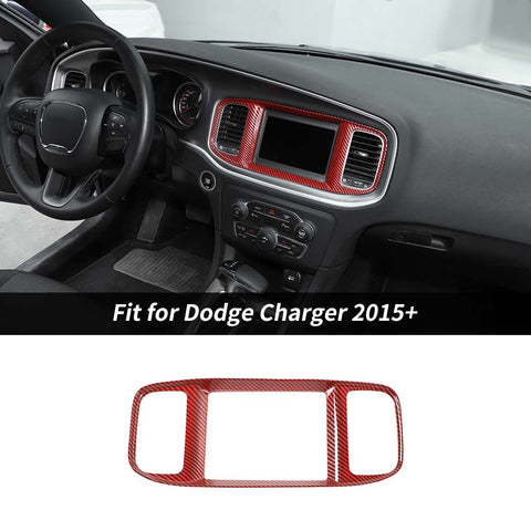 Console Navigation GPS Panel Decor Cover Trim for Dodge Charger 2015+ Accessories | CheroCar