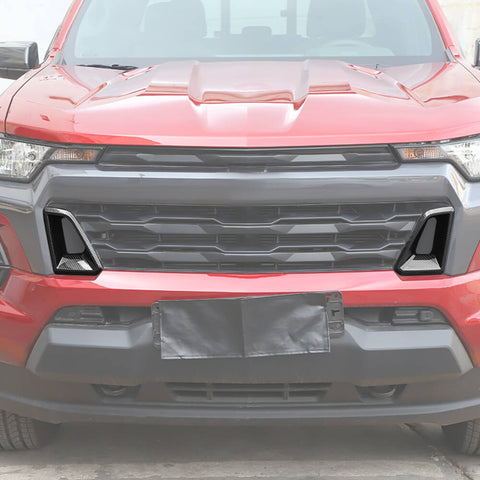 For 2024+ Chevy Colorado Front Bumper Grille Air Outlet Cover Trim
