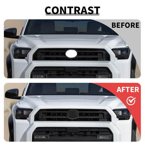 For 2024+ 4Runner Front Grille Emblem Badge Cover Trim