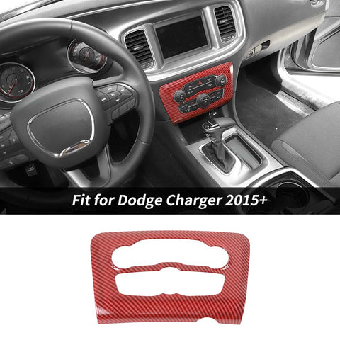 For  2015+ Dodge Charger Central Control Air Conditioning A/C Panel Cover Trim