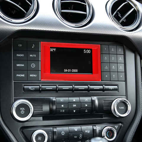 For 2015-2023 Ford Mustang Navigation GPS Small Screen Frame Trim Cover Bezels
