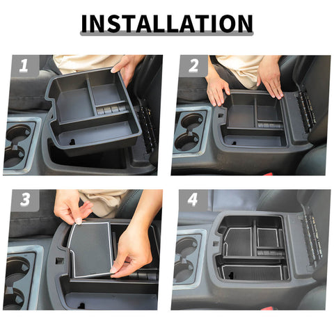 For 2007-2017 Chevy Silverado/Suburban/Avalanche/Tahoe/GMC-YUKON/SIERRA Center Console Armrest Box Storage Box