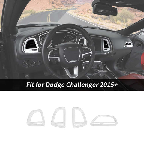 Center Console Air Condition Outlet Vent Trim For Dodge Challenger 2015+ Accessories | CheroCar