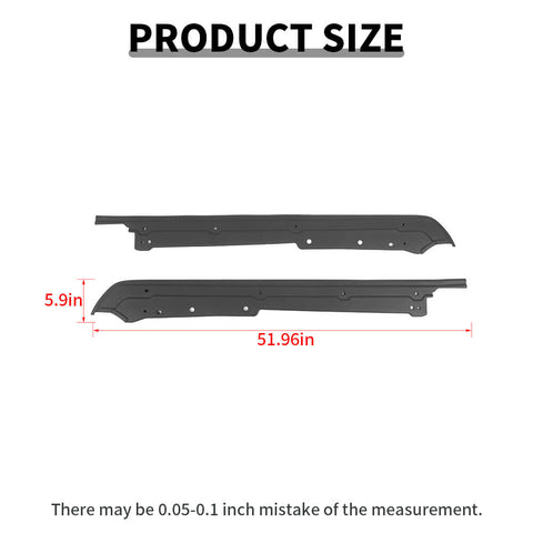 For 2021+ Ford Bronco 2Dr/4Dr Black Car Roof Mounting Hole Pad Cover