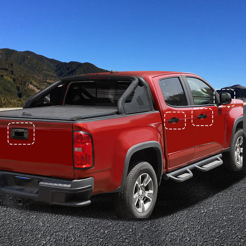 For 2014-2022 Chevy Colorado/GMC-CANYON 12 x Rearview Mirror & Door Handle & Tailgate Handle Cover Trim Kit