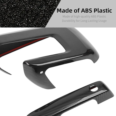 For 2021+ Ford F150 Rearview Mirror Shell Door Handle Cover Trim