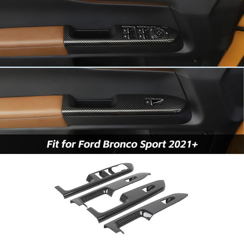 Door Window Lift Switch Button Panel Cover Trim For Ford Bronco Sport 2021+ Accessories | CheroCar