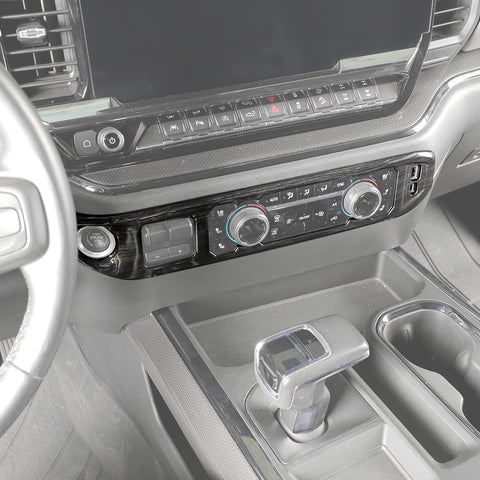 For 2022+ Chevy Silverado 18 x Inner Center Console Dash & Door Handle Trim Cover Kit