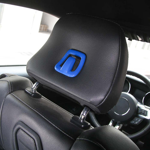 30 x Interior Full Set Decoration Cover Trim Kit For Ford Mustang 2015+ Blue Accessories | CheroCar