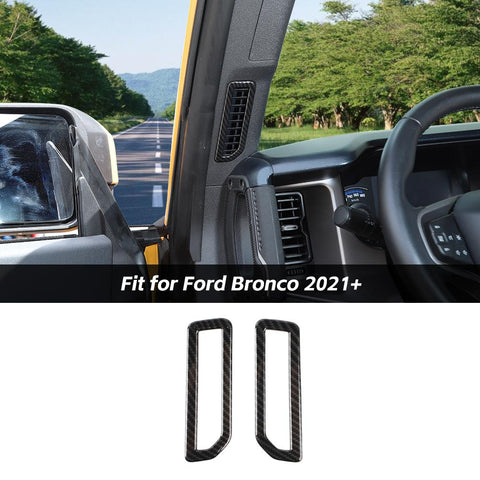 A-Pillar Air Condition Vent Outlet Decor Cover Trim For Ford Bronco 2021+ Accessories | CheroCar