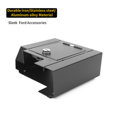 For 2009-2014 Ford F150 Raptor Center Console Safe Organizer Lock Box Safe Vault
