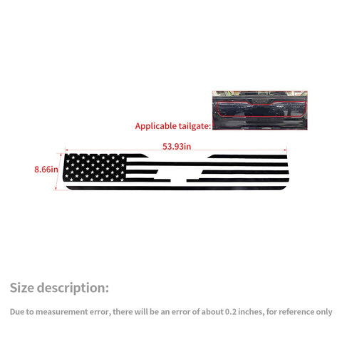 American Flag Truck Tailgate Vinyl Decal USA Sticker For Chevy Silverado 2019+ Accessories | CheroCar