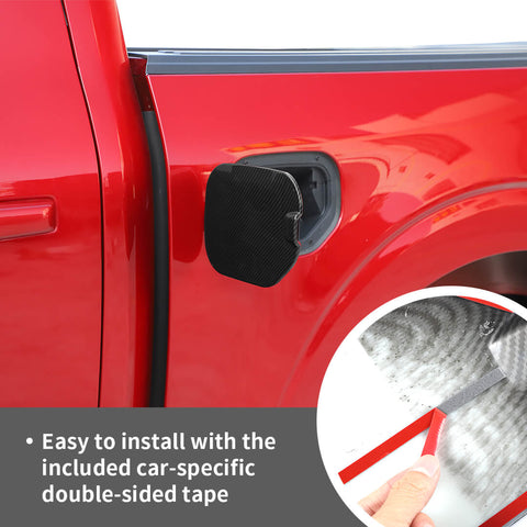 For 2021+ Ford F150 Exterior Fuel Filler Door Gas Tank Cap Cover Trim