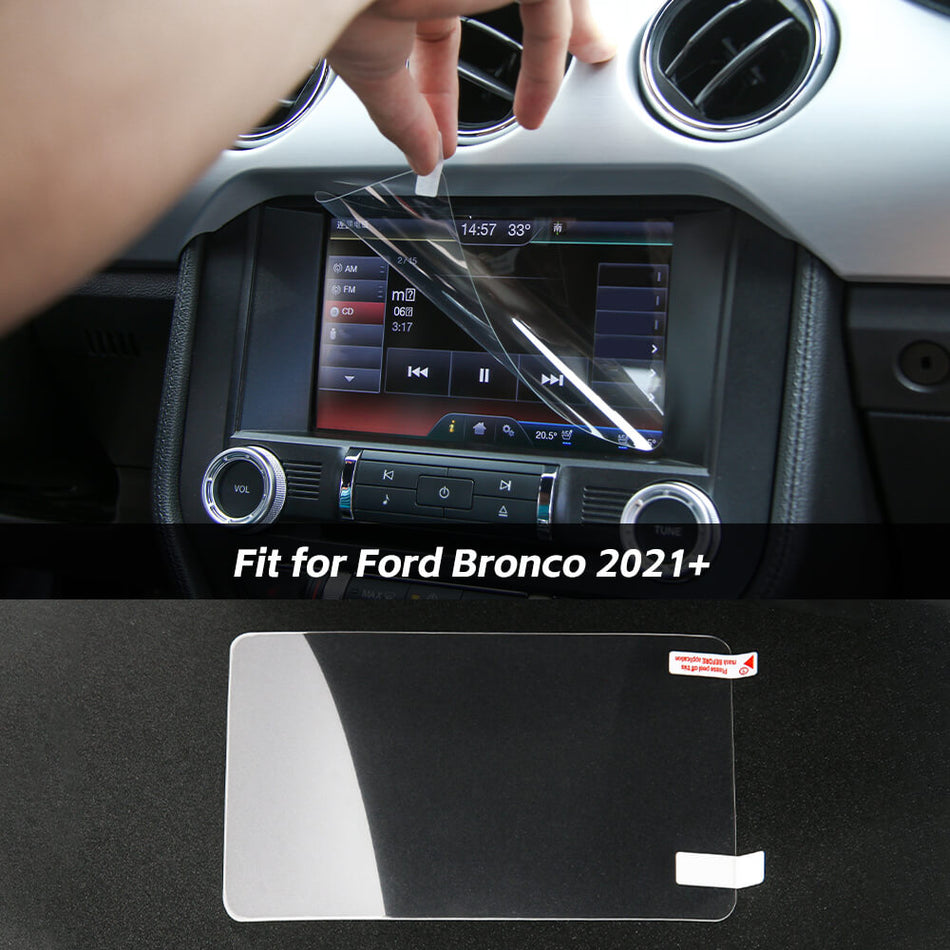 For Ford 2015-2023 Mustang/2015-2020 F150/2021+ Bronco Navigation GPS Screen Protector Film