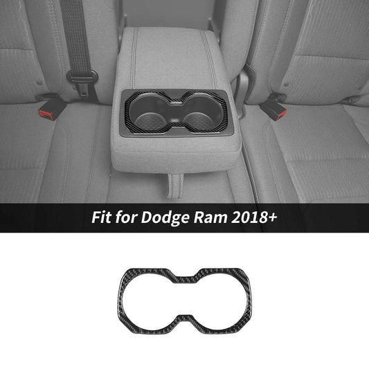 For 2018+ Dodge Ram 1500 Rear Armrest Cup Holder Frame Cover Trim