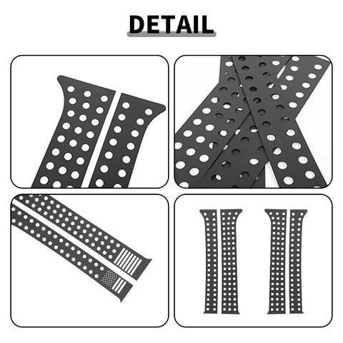 For 2007-2013 Chevy Avalanche/Silverado/GMC-SIERRA Window Center Pillar Posts Panel Trim Cover