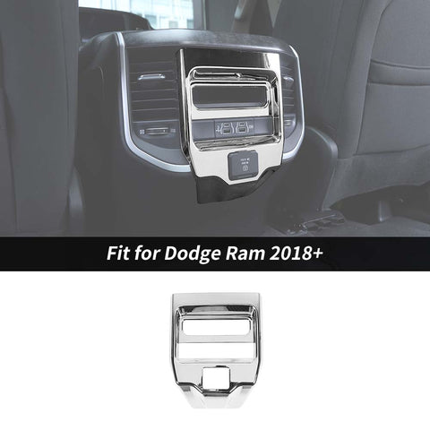 Rear Control Panel Decor Cover Trim For Dodge Ram 1500 2018+ Accessories | CheroCar