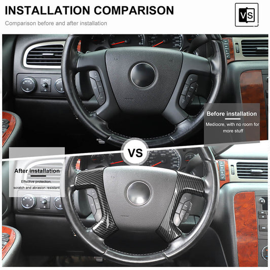 For 2007-2013 Chevy Suburban/Tahoe/Avalanche/GMC-YUKON/GMC-SIERRA Interior Center Console Decoration Cover Trim Kit