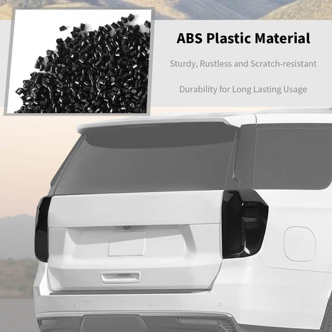 For 2021-2024 Chevy Suburban//Tahoe Exterior Rear Tail Light Lamp Trim Cover