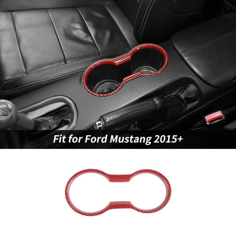 Front Cup Holder Cover Trim For Ford Mustang 2015+｜CheroCar