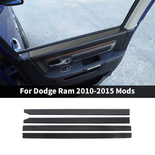 For 2010-2015 Dodge RAM Car Interior Window Panel Decor Sticker Cover Trim Strip