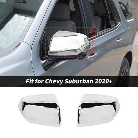 For 2020+ Chevy Suburban/Silverado EV/GMC Sierra EV Rearview Side Mirror Cover Caps