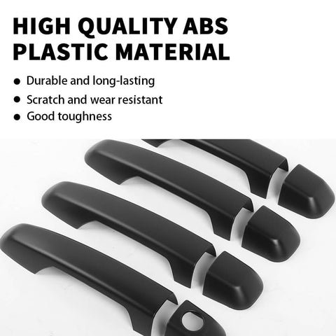 For 2010-2024 Toyota 4Runner Door Handle Trim Decor Cover No Smart Lock Hole