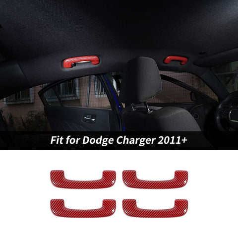 Interior Top Grab Handle Cover Trim Decoration For Dodge Charger  2011+ Accessories | CheroCar