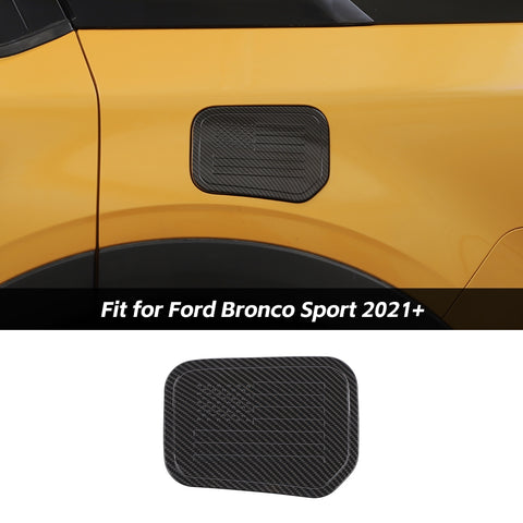 Fuel Filler Door Tank Gas Cap Cover Trim For Ford Bronco Sport 2021+ US Flag Accessories | CheroCar