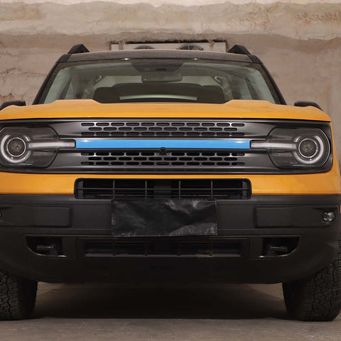 Front Grille Grill Inserts Cover Trim Strips For Ford Bronco Sport 2021+ Accessories | CheroCar